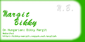 margit bikky business card